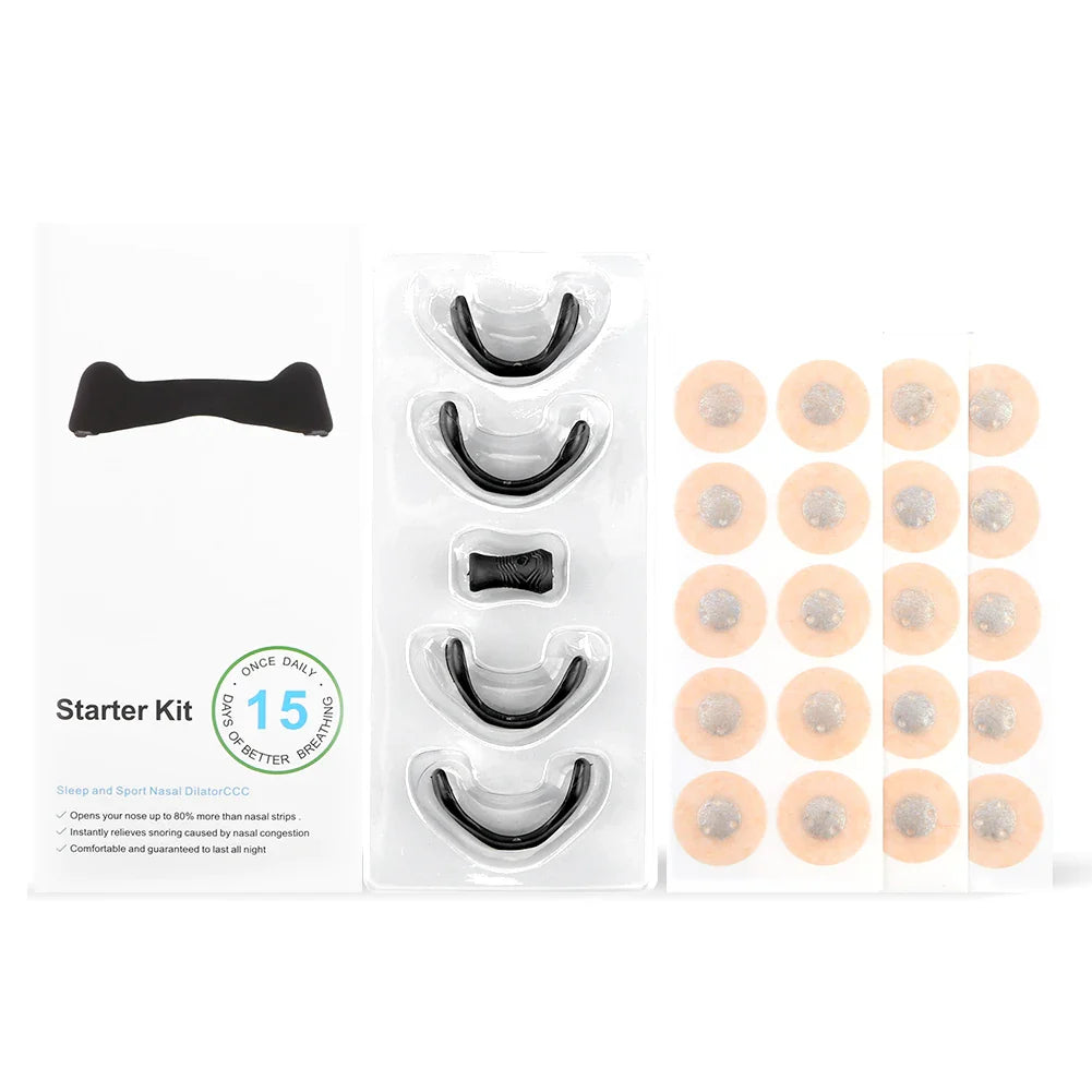 15 Pairs Magnetic Nasal Strips Increase Air Intake Nasal Breathing Dilators Reduce Snoring Breathing Intake Bands for Nighttime