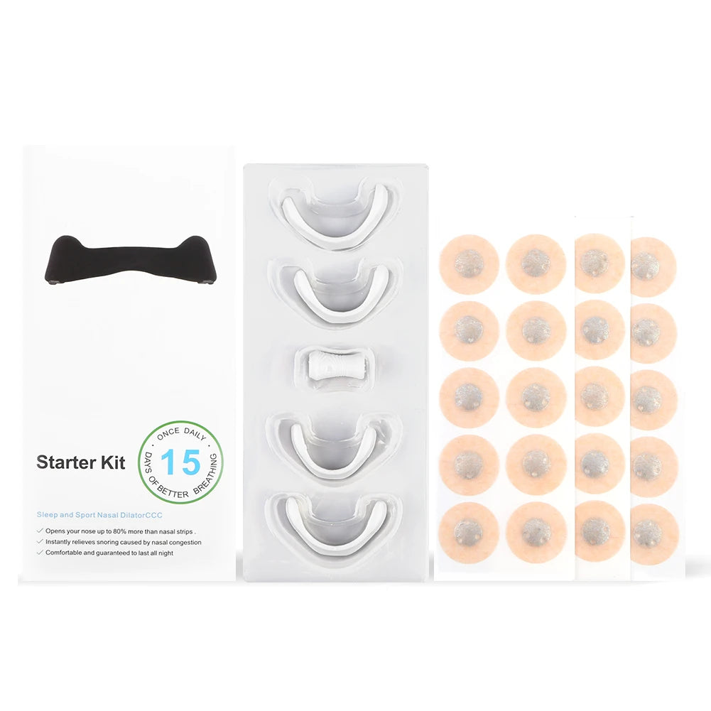 15 Pairs Magnetic Nasal Strips Increase Air Intake Nasal Breathing Dilators Reduce Snoring Breathing Intake Bands for Nighttime